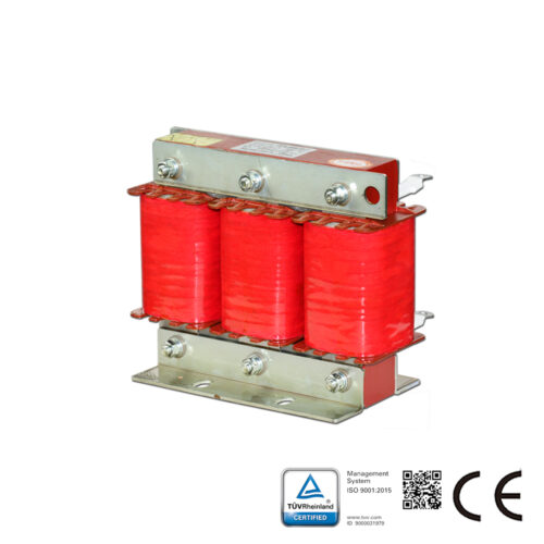 Line Reactor,Input Reactor AC 3-Phase 400V ,6%, Rated Current 60A ,22kw
